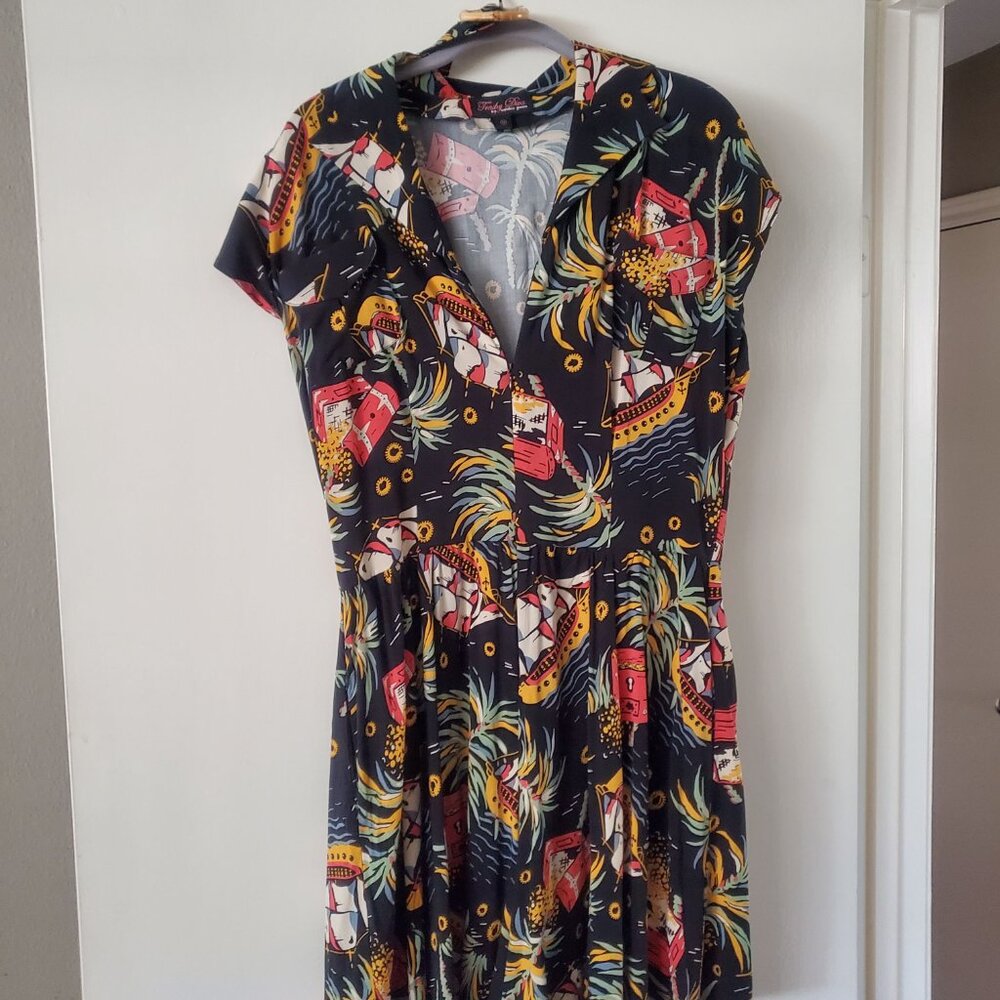 Trashy Diva Pirate Treasure Romper size 14 (includes belt) - Picture 2 of 5